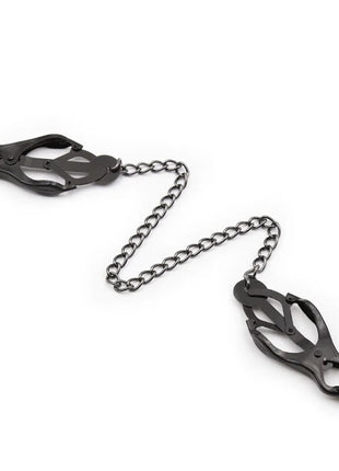 OHMAMA FETISH - JAPANISCHE NIPPELKlammern MIT SCHWARZER KETTE - Nippelklemmen