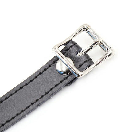 OHMAMA FETISH - SILIKON-BALLGAG MIT LEDERGÜRTEL (VORHÄNGESCHLOSS INKLUSIVE) - Ballgag