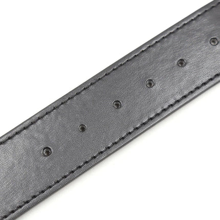 Ohmama fetish untersuchungshalsband mit leine schwarzer lederriemen mit präzisen nähte und metallösen