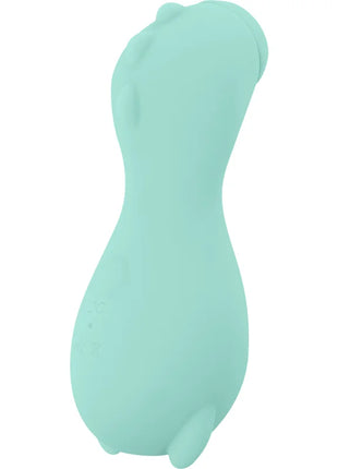 Ohmama grüner drachenwellen stimulator sauger mintgrüner silikonseal mit abgerundeten formen und kleinen flossen