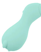 Ohmama grüner drachenwellen-stimulator-sauger aus mintgrünem silikon in tierform mit abgerundeten konturen und kleinem schwanz