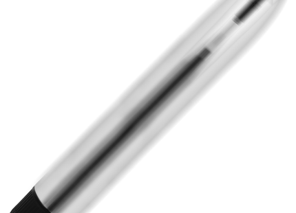 Ohmama klassischer silbervibrator 17,5 cm silber metallisch zylindrisch mit schwarzer strukturierter kappe