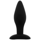 Ohmama klassischer silikon-analstecker größe m 10,2 cm schwarz mit konischem design und breiter stabiler basis