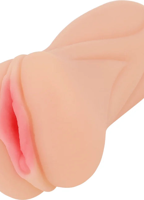 Ohmama männlicher masturbator vagina 3 beige silikon oral sex toy mit realistischen lippen und weicher glatter textur