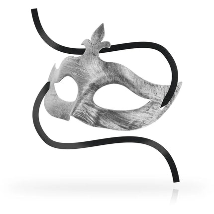 OHMAMA - MASKEN FLOWER DE LIS SILBER MASKE - Venezianische Masken