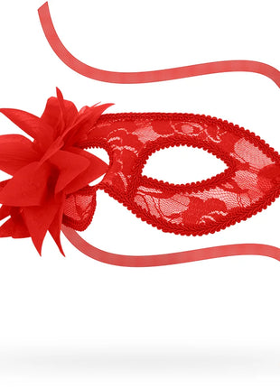 OHMAMA - MASKEN MASKEN MIT SPITZE UND ROTEN BLUMEN - Venezianische Masken