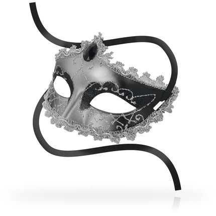 OHMAMA - MASKEN SCHWARZE DIAMONDGRAU MASKE - Venezianische Masken