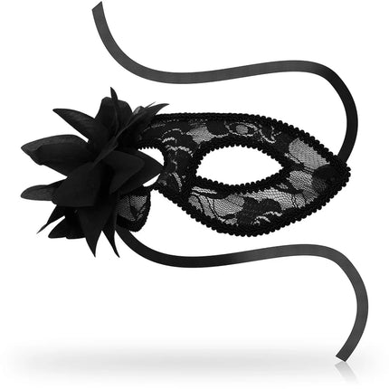 OHMAMA - MASKEN SCHWARZE SPITZEN- UND BLUMENMASKEN - Venezianische Masken