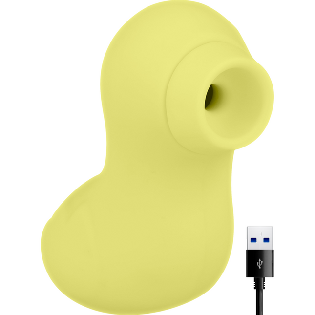 Ohmama meine ente wiederaufladbar gelb silikon vibrator mit usb ladekabel in ente form