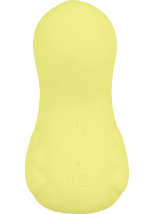 Ohmama meine ente wiederaufladbar gelb silikonspielzeug mit glatter, ergonomischer form in blassgelb