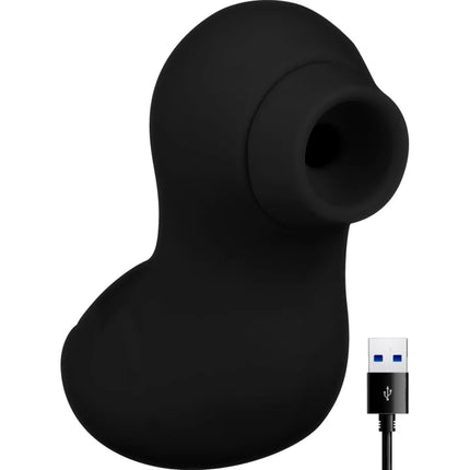 Schwarzer silikon analplug ohmama my duck wiederaufladbar mit usb ladekabel