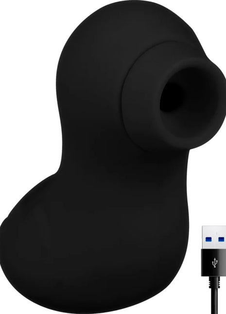 Schwarzer silikon analplug ohmama my duck wiederaufladbar mit usb ladekabel