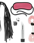 Ohmama paar-set nummer 1 pinkes augenmaske mit punkten und schwarzem rand aus weichem material