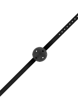 Ohmama paar-set nummer 5 mit schwarzem lederarmband und mattschwarzem perforiertem kugelmittelstück