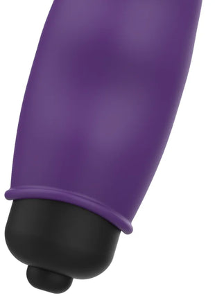 Ohmama pocket vibe purple xmas edition vibrator mit lila silikongriff und schwarzer abgerundeter spitze