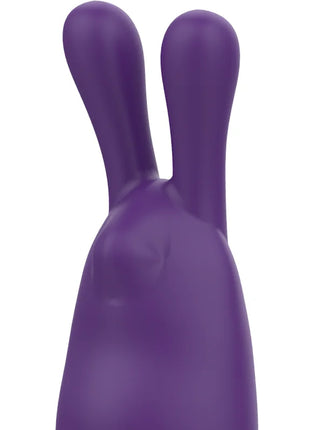 Violetter silikon vibrator in hasenform ohmama pocket vibe purple xmas edition für diskrete freude