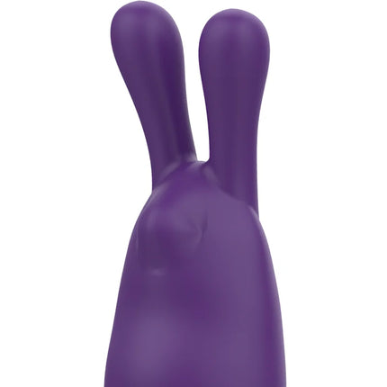 Violetter silikon vibrator in hasenform ohmama pocket vibe purple xmas edition für diskrete freude