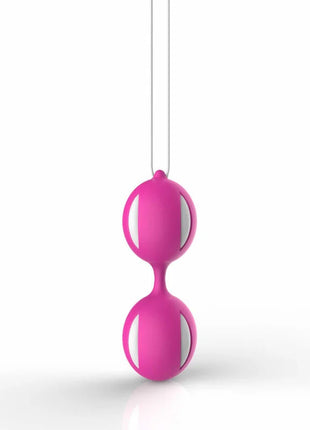 Ohmama silikonüberzogene bälle 70 gr pinke dual kugeln mit weißen reflektierenden panelen aus silikon