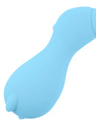 Lightblauer silikon stimulator sauger mit stilisiertem tier und runden konturen von ohmama