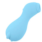 Lightblauer silikon stimulator sauger mit stilisiertem tier und runden konturen von ohmama