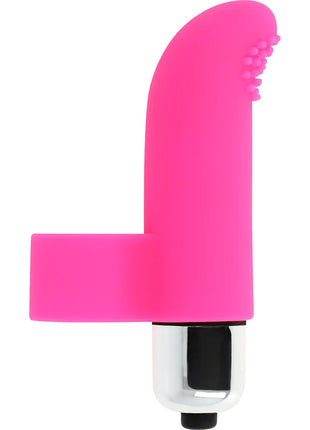 OHMAMA - TEXTURIERTER VIBRIERENDER FINGERHUT 8 CM - Fingervibrator
