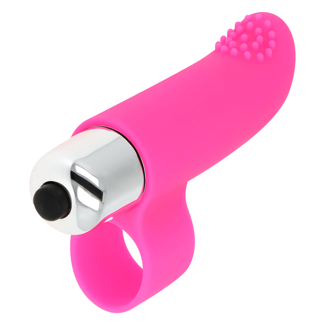 OHMAMA - TEXTURIERTER VIBRIERENDER FINGERHUT 8 CM - Fingervibrator