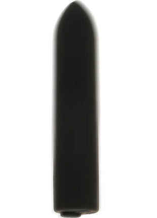 Schwarze, matte vibrationskugel ohmama mit 10 vibrationsmodi und glatter, zylindrischer form und abgerundetem spitz