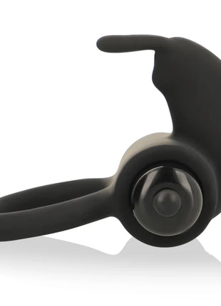 Ohmama vibratorring aus silikon 3 cm in schwarz mit ergonomischem design und mittlerer steuerungstaste