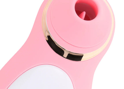 OHMAMA - VIBRIERENDER ZUNGEN-KLITORIS-STIMULATOR 10 MODI - Druckwellen saugende Vibratoren