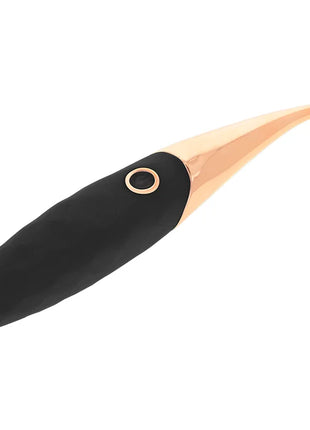 Ohmama wiederaufladbarer klitoris-stimulator in schwarz-rosa-gold mit ergonomischem design und 36 modi
