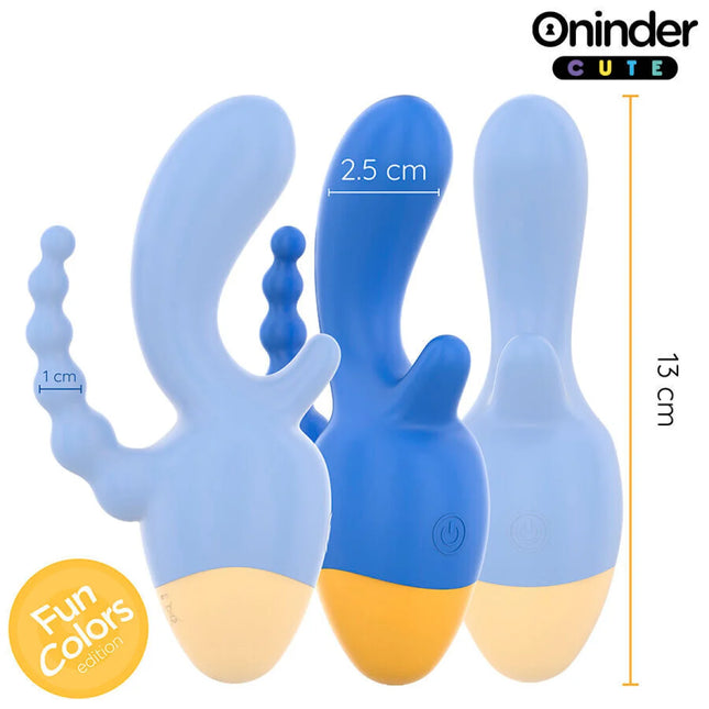 ONINDER CUTE - LOVE 3 SOME DREIFACHVIBRATOR - KOSTENLOSE WELTWEITE APP - Paarvibratoren