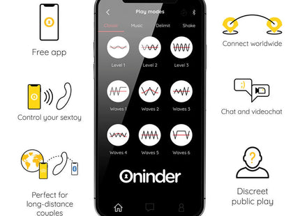 ONINDER CUTE - LOVE BUDDY MASTER G-SPOT VIBRATOR - KOSTENLOSE WELTWEITE APP - Paarvibratoren