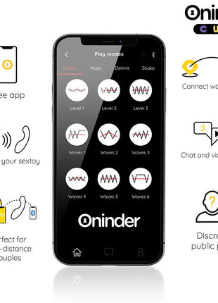 ONINDER CUTE - LOVE BUDDY MASTER G-SPOT VIBRATOR - KOSTENLOSE WELTWEITE APP - Paarvibratoren