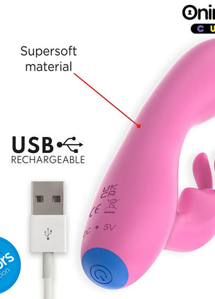ONINDER CUTE - LOVE BUNNY VIBRATOR G-SPOT CLITORIS - KOSTENLOSE WELTWEITE APP - Paarvibratoren