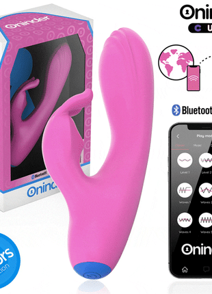 ONINDER CUTE - LOVE BUNNY VIBRATOR G-SPOT CLITORIS - KOSTENLOSE WELTWEITE APP - Paarvibratoren