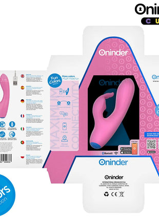 ONINDER CUTE - LOVE BUNNY VIBRATOR G-SPOT CLITORIS - KOSTENLOSE WELTWEITE APP - Paarvibratoren