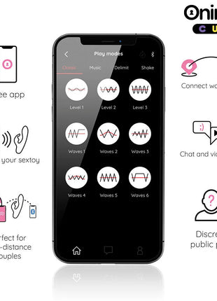 ONINDER CUTE - LOVE BUNNY VIBRATOR G-SPOT CLITORIS - KOSTENLOSE WELTWEITE APP - Paarvibratoren