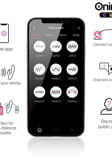 ONINDER CUTE - LOVE BUNNY VIBRATOR G-SPOT CLITORIS - KOSTENLOSE WELTWEITE APP - Paarvibratoren