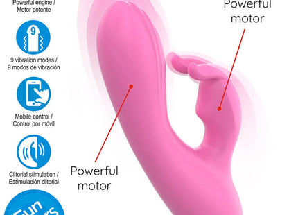 ONINDER CUTE - LOVE BUNNY VIBRATOR G-SPOT CLITORIS - KOSTENLOSE WELTWEITE APP - Paarvibratoren