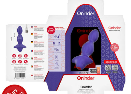 ONINDER CUTE - LOVE BUTT VIBRIERENDER ANALPLUG-DILATATOR - KOSTENLOSE WELTWEITE APP - Analplug