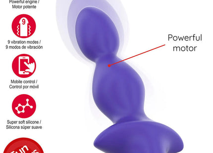 ONINDER CUTE - LOVE BUTT VIBRIERENDER ANALPLUG-DILATATOR - KOSTENLOSE WELTWEITE APP - Analplug
