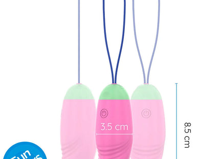ONINDER CUTE - LOVE PLEASURE VIBRO-ROTIERENDES EI 360° SILIKON - KOSTENLOSE WELTWEITE APP - Vibrierende Eier