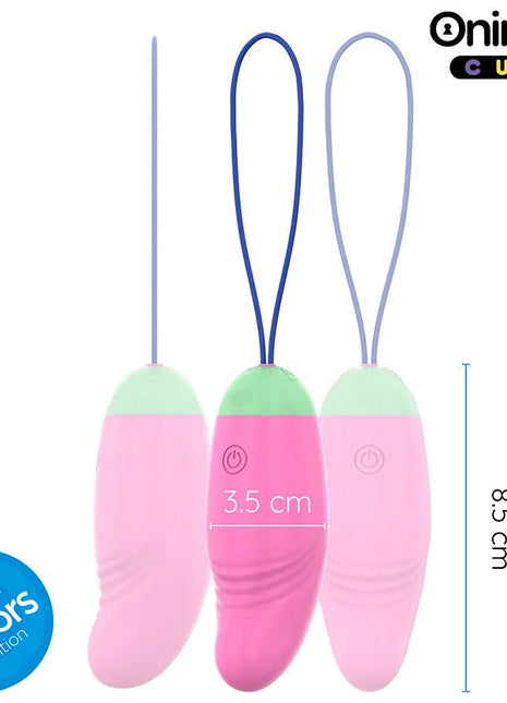 ONINDER CUTE - LOVE PLEASURE VIBRO-ROTIERENDES EI 360° SILIKON - KOSTENLOSE WELTWEITE APP - Vibrierende Eier