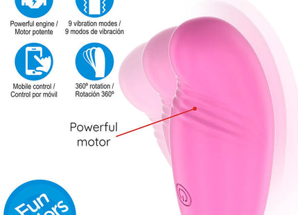 ONINDER CUTE - LOVE PLEASURE VIBRO-ROTIERENDES EI 360° SILIKON - KOSTENLOSE WELTWEITE APP - Vibrierende Eier