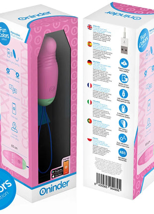 ONINDER CUTE - LOVE PLEASURE VIBRO-ROTIERENDES EI 360° SILIKON - KOSTENLOSE WELTWEITE APP - Vibrierende Eier