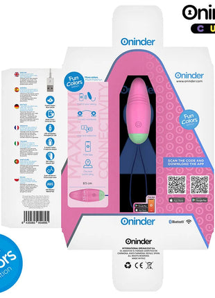ONINDER CUTE - LOVE PLEASURE VIBRO-ROTIERENDES EI 360° SILIKON - KOSTENLOSE WELTWEITE APP - Vibrierende Eier