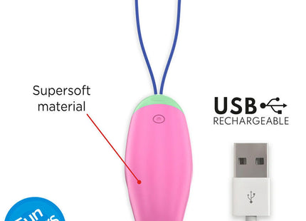 ONINDER CUTE - LOVE PLEASURE VIBRO-ROTIERENDES EI 360° SILIKON - KOSTENLOSE WELTWEITE APP - Vibrierende Eier