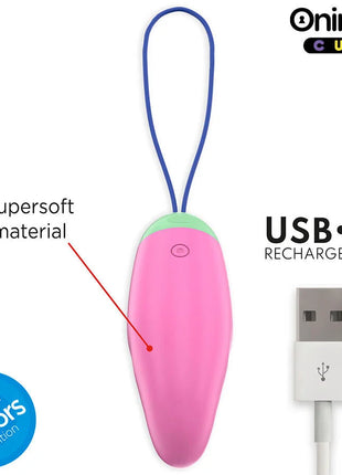 ONINDER CUTE - LOVE PLEASURE VIBRO-ROTIERENDES EI 360° SILIKON - KOSTENLOSE WELTWEITE APP - Vibrierende Eier