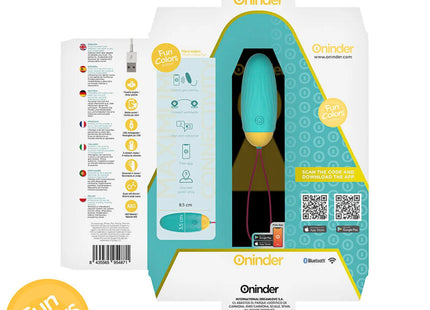 ONINDER CUTE - LOVE PLEASURE VIBRO-ROTIERENDES SILIKON-EDELSTEIN-EI - KOSTENLOSE WELTWEITE APP - Vibrierende Eier