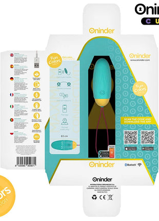 ONINDER CUTE - LOVE PLEASURE VIBRO-ROTIERENDES SILIKON-EDELSTEIN-EI - KOSTENLOSE WELTWEITE APP - Vibrierende Eier